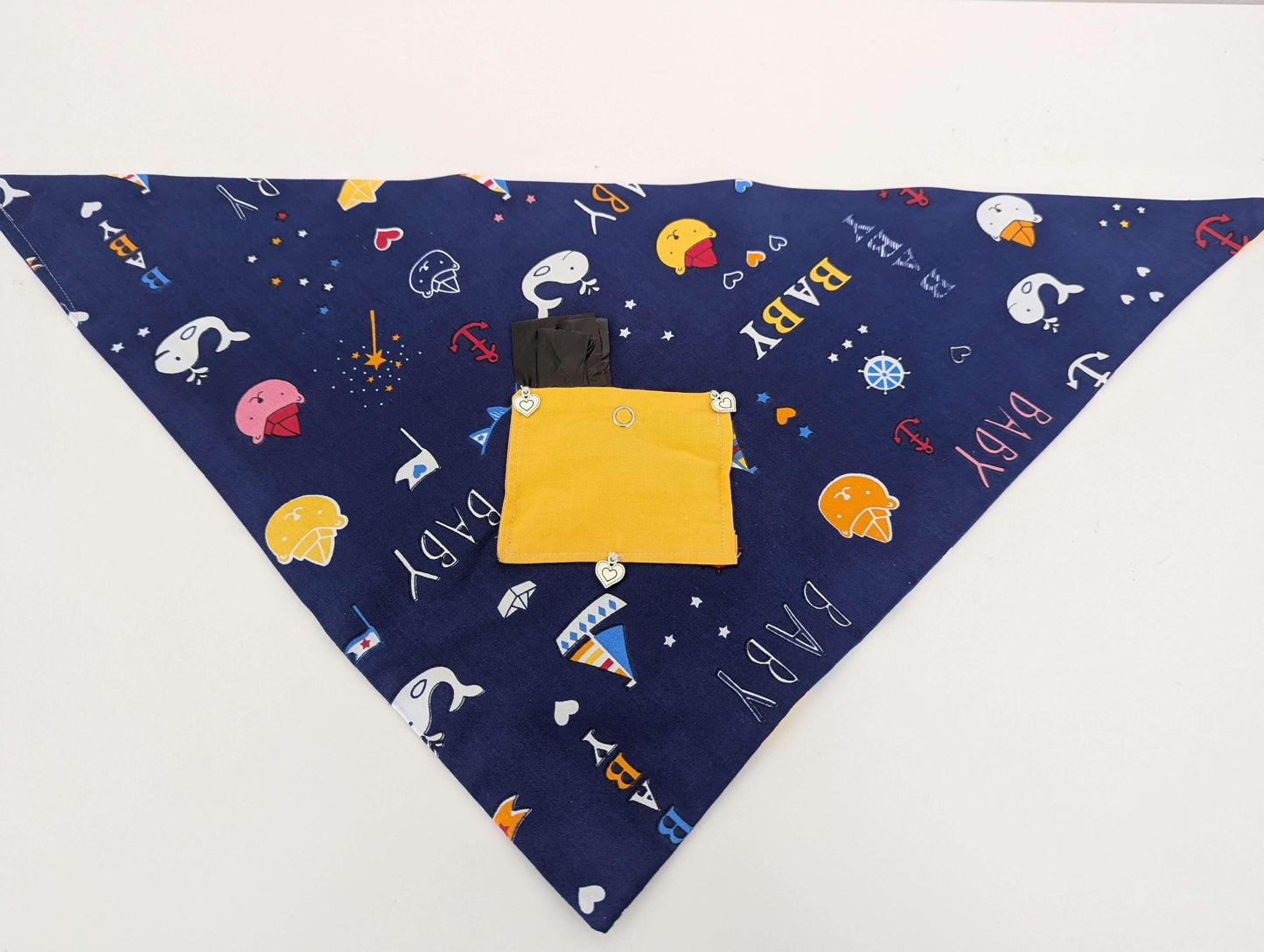 Luxury M/L Dog Bandanas with Pocket