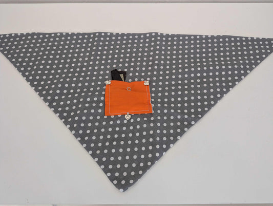 Elegant dots XL Dog Bandanas - Chic Colors