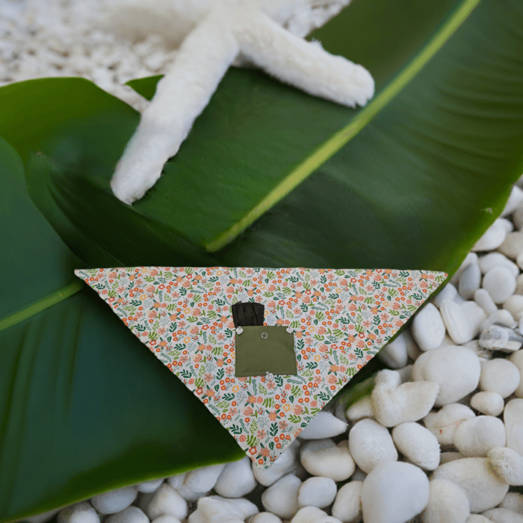 Whimsy Blooms Dog Bandanas M/L