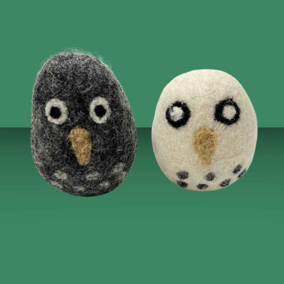 Cat Wool Owls 2 Pack