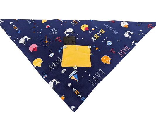 Luxury M/L Dog Bandanas with Pocket