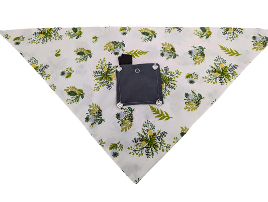 Floral Whimsy Dog Bandanas M/L