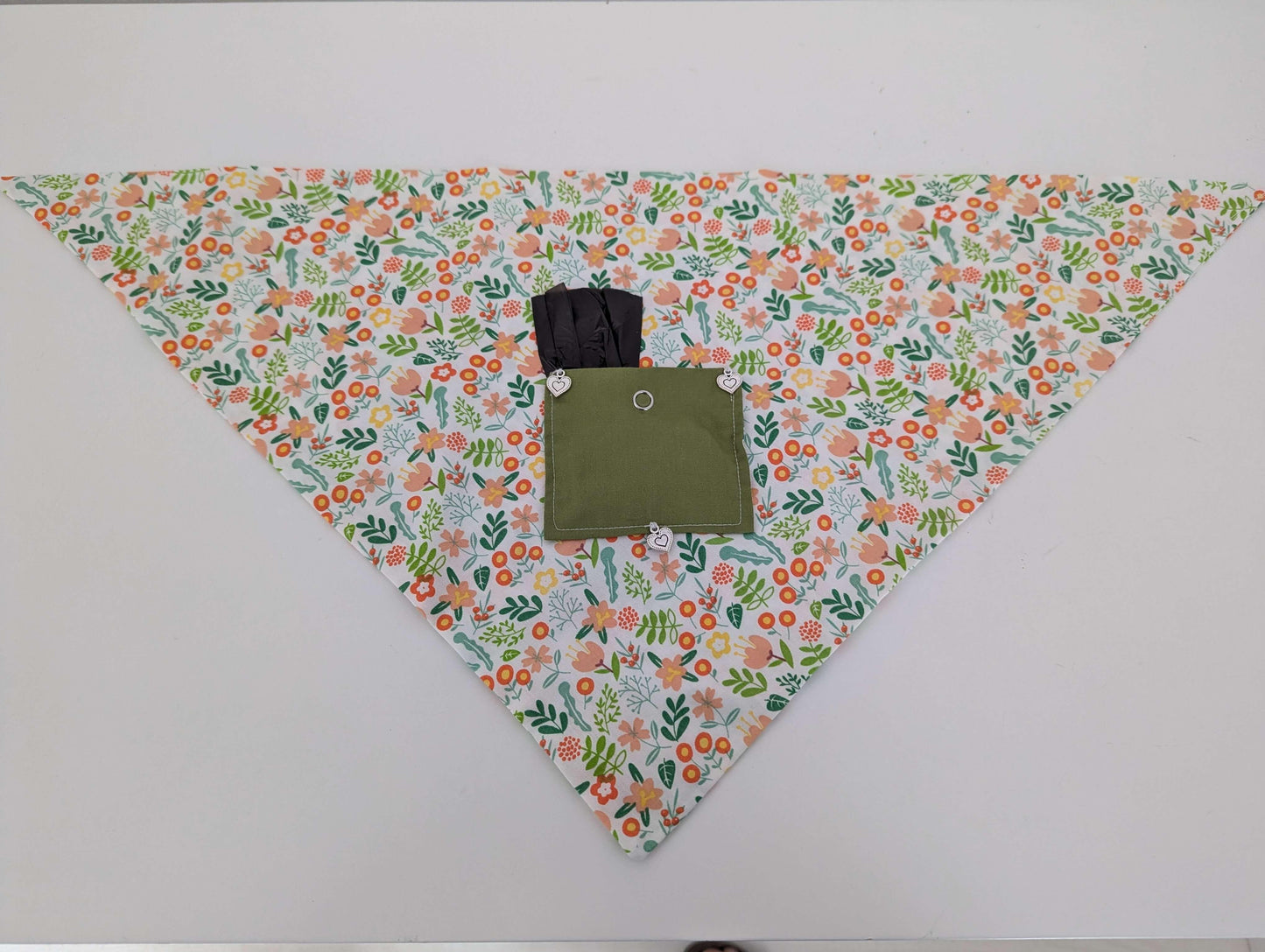 Whimsy Blooms Dog Bandanas M/L