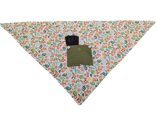 Whimsy Blooms Dog Bandanas M/L