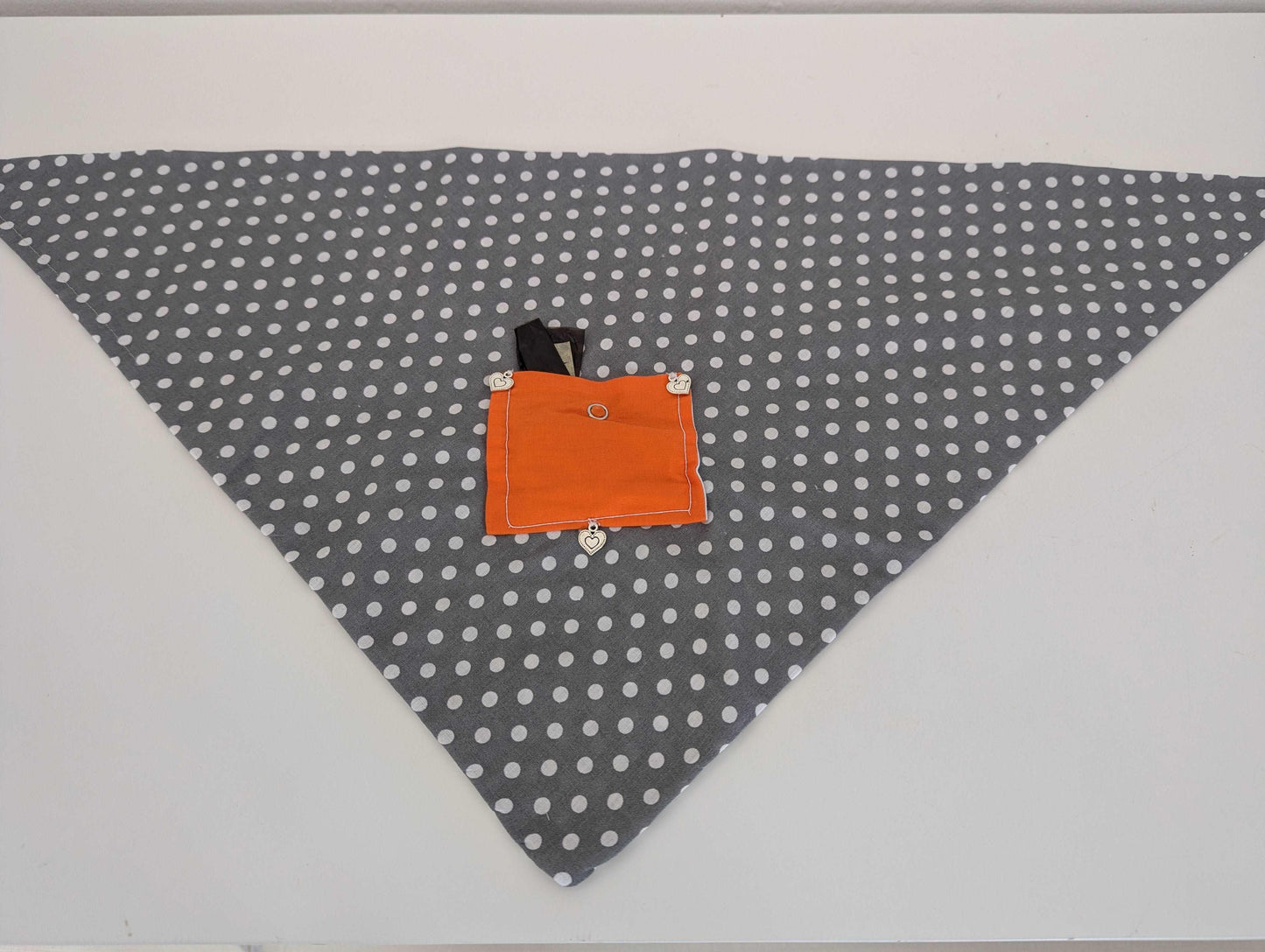 Elegant dots XL Dog Bandanas - Chic Colors