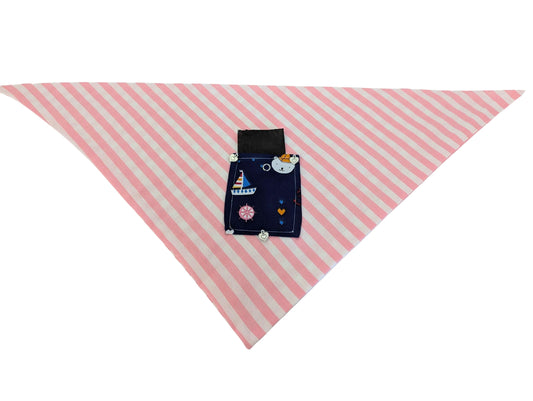 Stylish Stripe Pattern - Dog Bandanas M/L