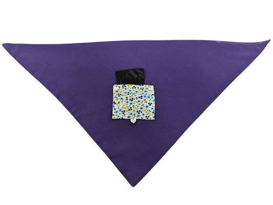Dog Bandanas M/L - Classic Plain Purple