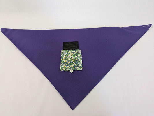 Purple - Dog Bandanas M/L